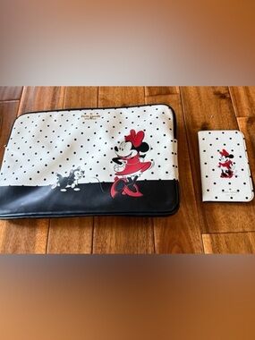 kate spade Set - Minnie Mouse Polka Dot Laptop Sleeve and phone case